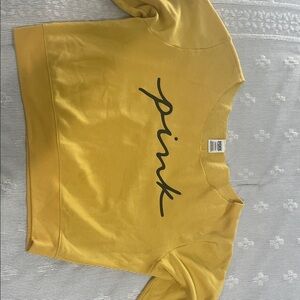 PINK Victoria's Secret Yellow Sweatshirt